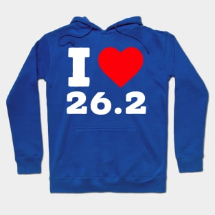 I love Marathons - Marathon tee Hoodie